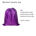 Eco-friendly OEM Customized Promotional Printing logo Drawstring Dirty waterproof Nylon Laundry Bag